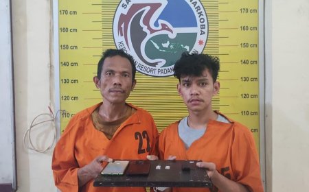Pecatan Polisi bersama Rekannya Ditangkap Polisi Gegara Bawa Sabu di Padangsidimpuan: Sempat Melarikan Diri