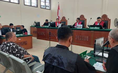 Majelis hakim Pengadilan Negeri (PN) Stabat, Kabupaten Langkat, Sumatera Utara, memvonis bebas eks Bupati Langkat, Terbit Rencana Peranginangin dalam kasus Tindak Pidana Perdangan Orang (TPPO), Senin (8/7/2024).