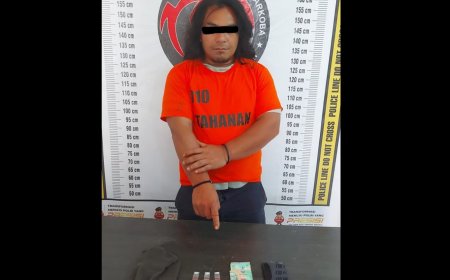 Nunggu Pembeli Tapi Malah Polisi yang Datang, Jenda Pengedar Narkoba di Desa Marjandi Embong Masuk Bui