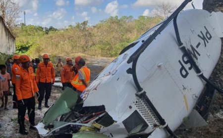 Helikopter Jatuh di Bali karena Terlilit Tali Layangan, Ini Kronologisnya
