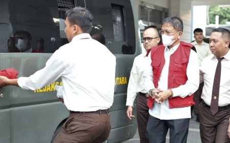 Kejati Tahan Mantan Kadis BMBK Sumut Bambang Pardede dan Dua Tersangka, Dugaan Korupsi Proyek Jalan