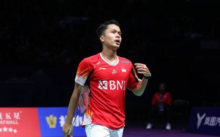 Olimpiade Paris 2024 : Tunggal Putra Indonesia, Ginting Raih Kemenangan Pertama