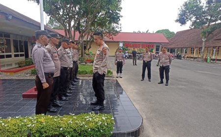 Tak Ikuti Apel, 7 Personel Polres Binjai Diberi Teguran