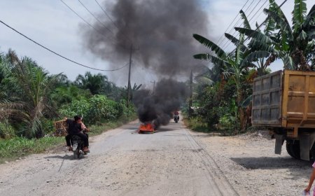 Jalan Utama di Kecamatan Selesai yang Sempat Diblokir Sudah Bisa Dilintasi, Ini Tuntutan Warga