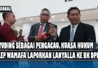 Dituding sebagai Pengacau, Kuasa Hukum Filep Wamafa Laporkan LaNyalla ke BK DPD RI