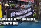 Jelang HUT RI, Aktivis Lingkungan Demo Kantor OIKN, Kecam Perampasan Ruang Hidup Masyarakat Adat