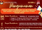 KPU Sumut Umumkan Tahapan Pendaftaran Calon Kepala Daerah