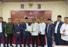Diiringi Drum Band dan Berjalan Kaki, Bapaslon Amir Hamzah-Hasanul Jihadi Daftar ke KPU Binjai