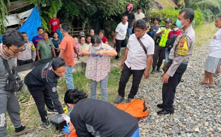 Pemuda di Deli Serdang Tewas Ditabrak Kereta Api: Korban Diduga Alami Gangguan Jiwa