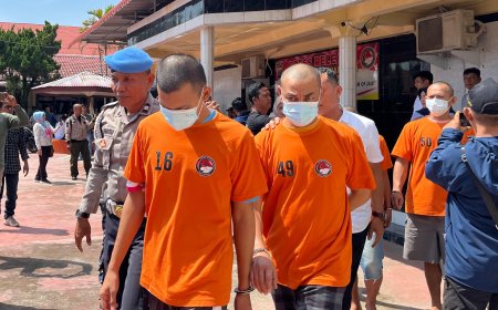 Polres Asahan Gagalkan Peredaran 130 Kg Ganja dan 13 Kg Sabu, 4 Tersangka Ditangkap