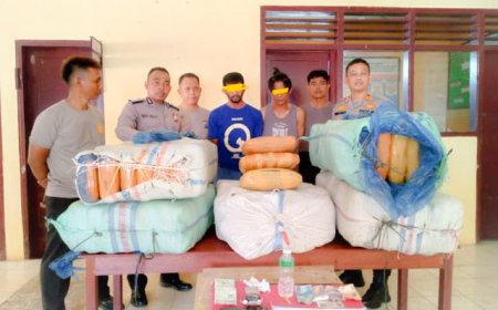 Sempat Kejar-kejaran, Penyelundupan 5 Karung Ganja dari Madina ke Sumbar Digagalkan Polisi