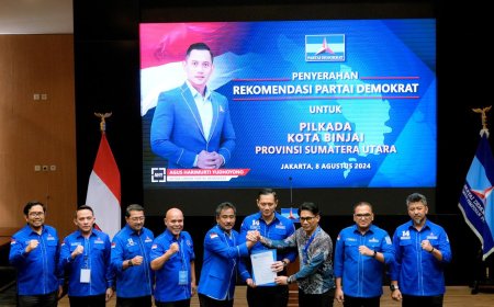 Amir Hamzah-Hasanul Jihadi Siap Bertarung di Pilkada Kota Binjai Usai Terima Rekomendasi DPP Demokrat