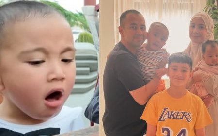 Momen Kocak Anak Raffi Ahmad saat Penasaran Makan Bulu Babi