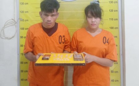 Edarkan Sabu, Pasangan Kekasih di Padangsidimpuan Ditangkap Polisi