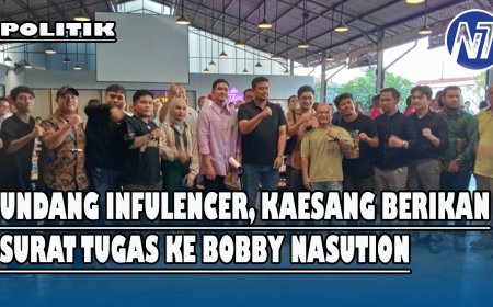 Undang Influencer, Kaesang Berikan Surat Tugas ke Bobby Nasution Sebagai Calon Gubernur Sumut