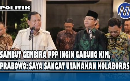 Prabowo Subianto Sambut Gembira PPP Ingin Gabung KIM: Saya Sangat Utamakan Kolaborasi