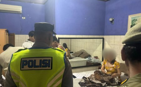 Razia Hotel dan Kosan, Polres Binjai Amankan 12 Pasangan Mesum