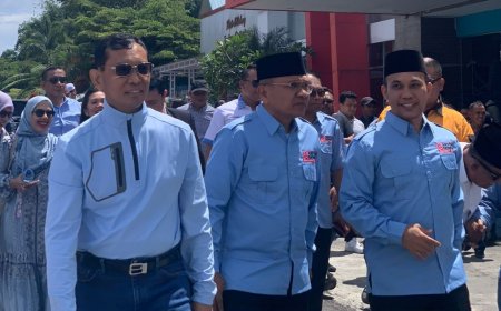 Didukung 4 Parpol, Anton Achmad Saragih dan Benny Gusman Sinaga Resmi Daftar KPU Simalungun