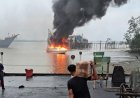 Kapal Pengangkut Sayur Terbakar di Meranti, 1 ABK Terluka