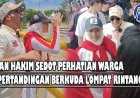PON XXI, Irfan Hakim jadi Perhatian Warga saat Saksikan Berkuda Lompat Rintangan