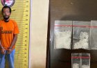 Bandar di Kota Binjai Diringkus Polisi saat Edarkan Narkoba, 4,18 gram Sabu Disita