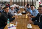 Pencabutan Nomor Urut, Ribuan Pendukung Antarkan Anton Saragih dan Benny Gusman Sinaga ke KPU Simalungun