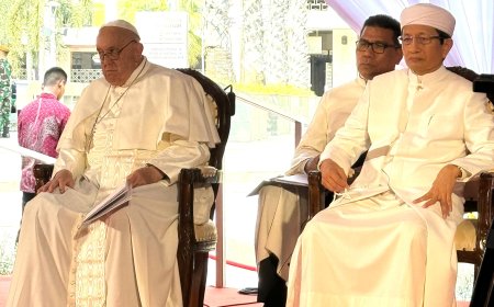 Eks Ketum HMI Sebut Kunjungan Paus Fransiskus ke Masjid Istiqlal jadi Inspirasi Persaudaraan Antarumat Beragama