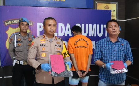 Polres Nias Tahan CZ Cabuli Anak di Bawah Umur, Tersangka Juga Aniaya Korban
