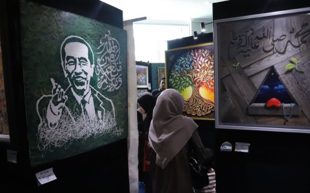 Pameran Kaligrafi di MTQ Nasional XXX Diikuti hingga 36 Negara