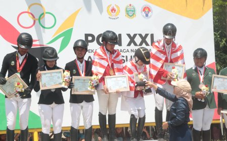 PON XXI Aceh-Sumut: DKI Jakarta Sukses Raih Medali Emas Cabor Berkuda