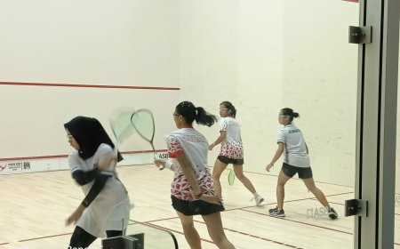 DKI Jakarta Raih Medali Emas Cabor Squash usai Kalahkan Jawa Barat