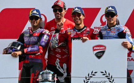 Klasemen MotoGP 2024 : Bagnaia Buntuti Jorge Martin