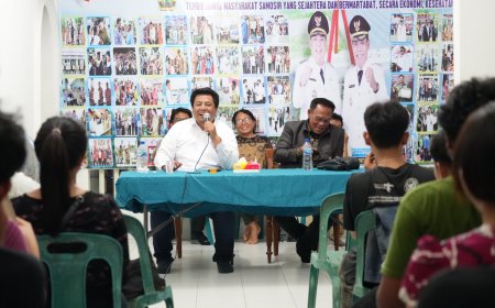 Vandiko Gultom Resmikan Rumah Singgah Mahasiswa Samosir di Medan
