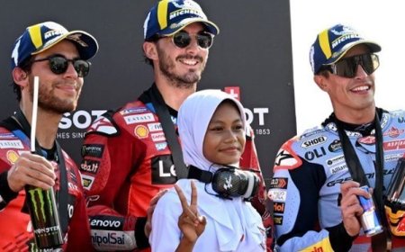 Sprint Race MotoGP Indonesia 2024 : Francesco Bagnaia Juara dan Tercepat