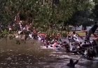 Jembatan di Taman Cadika Medan Ambruk, Pengunjung Masuk ke Danau