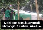 Bus Terjun Ke Jurang di Sibolangit, 7 Orang Alami Luka-luka