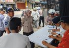 Satlantas Polres Sergai Bareng UPT Samsat Sei Rampah Gelar Operasi Zebra Toba 2024