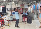 Bak Artis Ibu Kota, Warga Binaan Rutan Kelas IIB Pangkalan Brandan Ngeband Atasi Kejenuhan