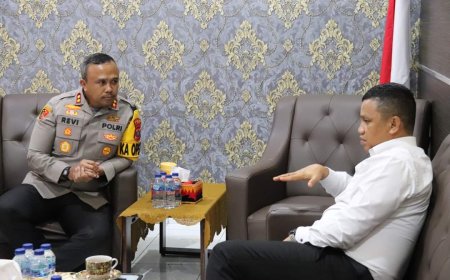 Pjs Wali Kota Gunungsitoli Gencarkan Silaturahmi, Temui Kapolres Nias dan Kajari Gunungsitoli