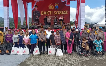 Kapolda Sumut Bakti Sosial dan Bakti Kesehatannya ke Pakpak Bharat