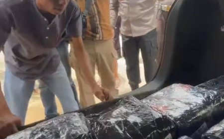 Polisi Gagalkan Penyelundupan 47 Kg Sabu dari Pontianak ke Banjarmasin, Satu Orang Diamankan