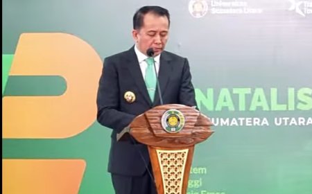 Pj Gubernur Sumut Agus Fatoni Harap USU Terus Produktif Melahirkan Generasi Unggul