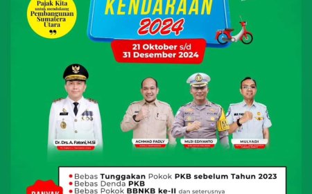 Ayo Segera Manfaatkan, Pemprov Sumut Gelar Lagi Pemutihan Pajak Kendaraan Bermotor