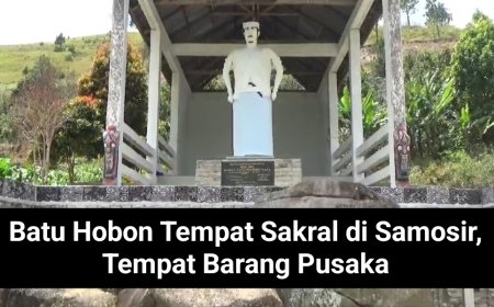 Batu Hobon Tempat Sakral di Samosir, Tempat Penyimpanan Barang Pusaka
