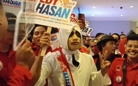 Seram!!! Ada Pocong di Debat Perdana Calon Gubernur Sumut