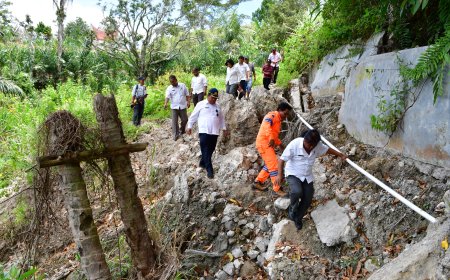 PVMBG Kaji Pergerakan tanah di Desa Parlondut Samosir