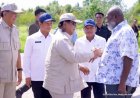 Presiden Prabowo Tinjau Lumbung Pangan di Wanam