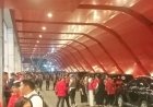 Saling Sindir, Dua Kubu Pendukung Debat Kedua Cagub dan Cawagub Sumut Memanas di Luar Arena Debat