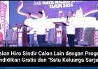 Paslon Hiro Sindir Calon Lain dengan Program Pendidikan Gratis dan "Satu Keluarga Sarjana"