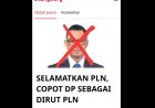 Mendadak Muncul Petisi, Foto Mirip Wajah Dirut PLN Disilang Merah Viral